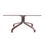 Mesa de Centro em Madeira e Vidro Escurecido (05731/09)