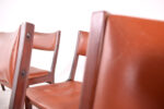 Rosewood and Leather Dining Chairs (06980/14) - Image 4
