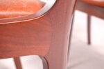 Rosewood and Leather Dining Chairs (06980/14) - Image 5