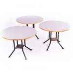 Mesas de Café em Fórmica e Metal (07054/14)