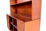 oak bookcase with tambour doors - 8