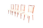 Italian Teak and Faux Leather Dining Chairs (06405/10T) - Image 2