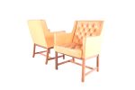 Pair of Leather and Teak Armchairs by Erik Ekselius (07176/16) - Image 3